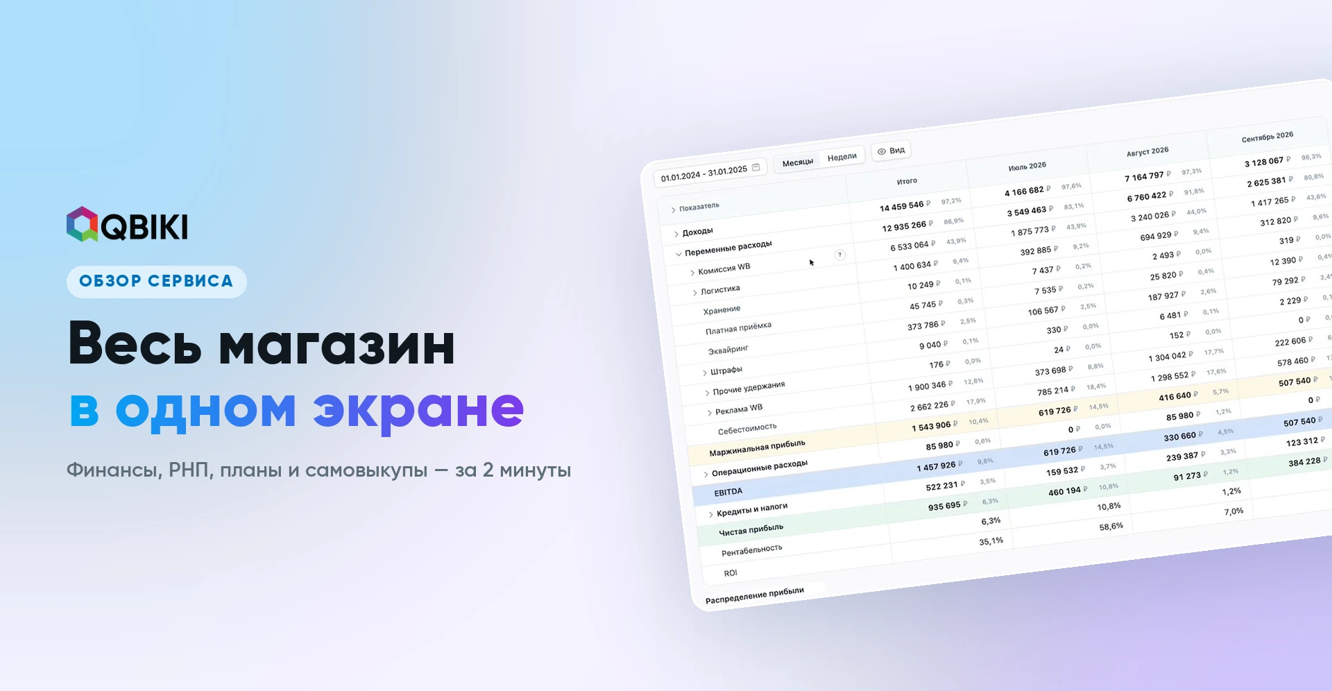 Обложка видеообзора Qbiki: весь магазин в одном экране